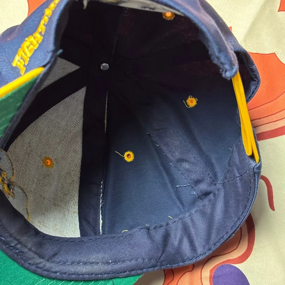 Vintage Notre Dame Fighting Irish Snapback Hat Competitor Navy Cap 90s College